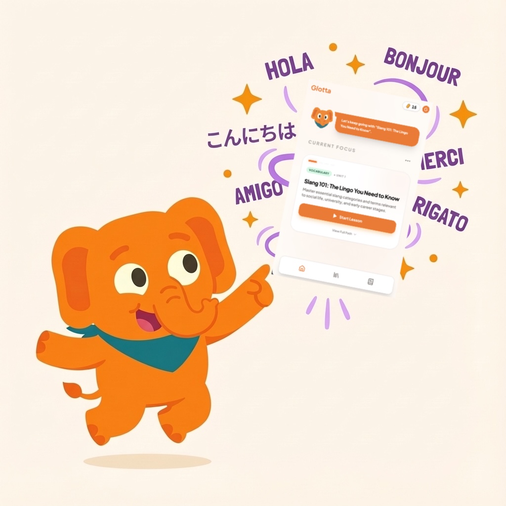 Glotta AI generating a study unit