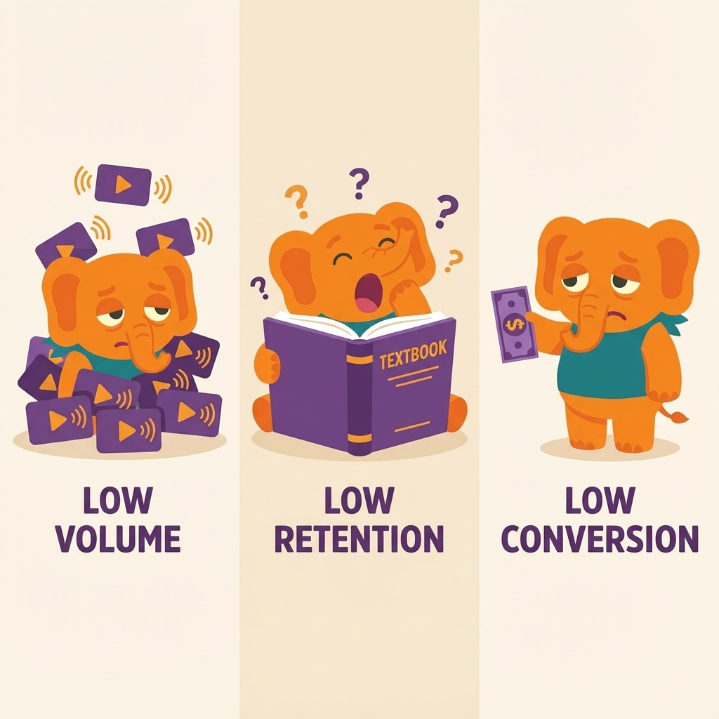 Why traditional language monetization fails